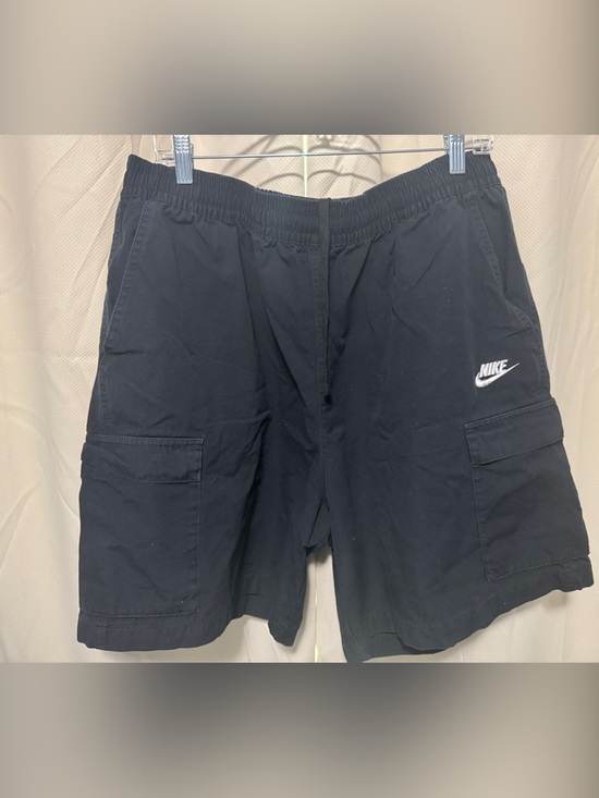 Nike Other - Nike Men's Black Cargo Athletic Shorts with White Logo